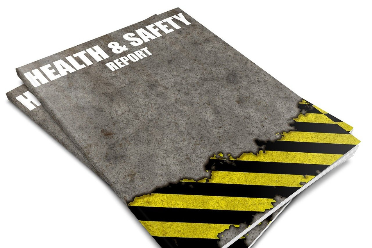 A stock image of a health and safety report