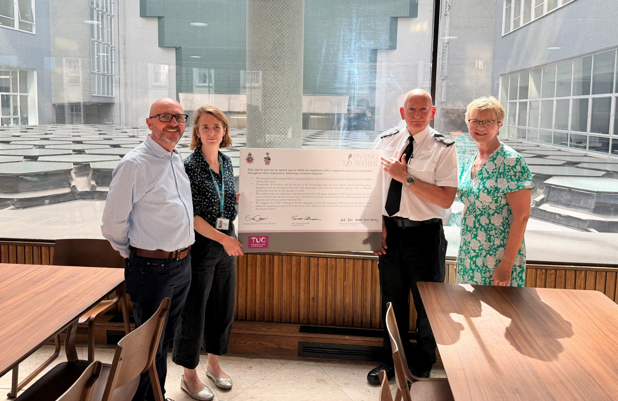 Federation welcomes Force signing Dying to Work Charter